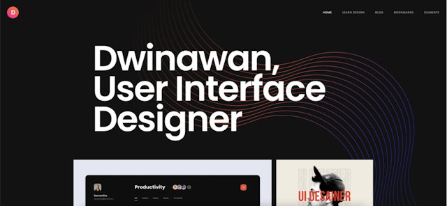 Screenshot of https://dwinawan.com
