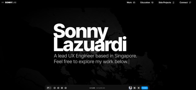 Screenshot of https://sonnylab.com/