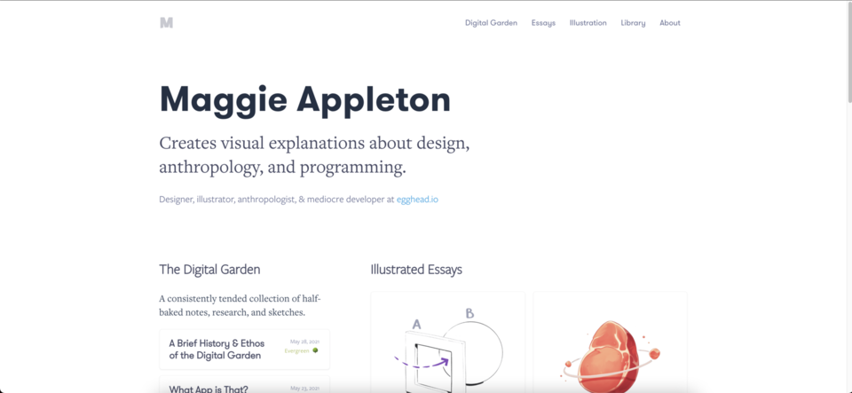 Screenshot of https://maggieappleton.com